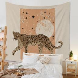Geometry Tapestry Wall Hanging Bedroom Aesthetic Decor Blanket Boho Background Illustration Mural Gobelin Tapiz Decoration