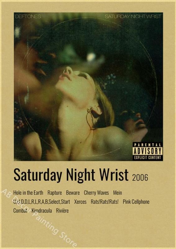 Retro Band Posters Deftones Kraft Paper Print Poster Singer Vintage Home Room Bedroom Cafe Bar Art Wall Decor Aesthetic Painting