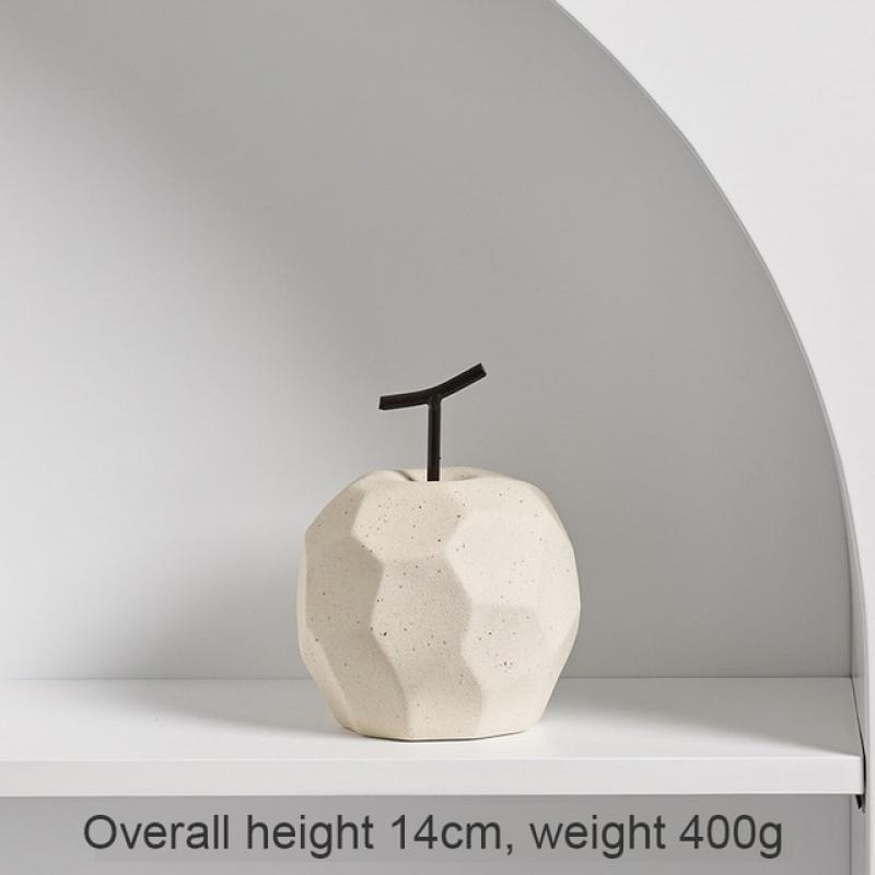 NEW Ins Ceramic Apple Pear Decoration Simple Living Room TV Cabinet Office Desk Home Decoration Fruit Decoration