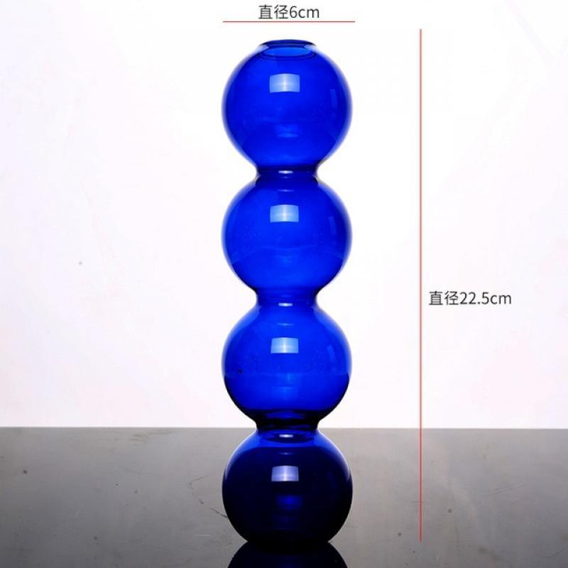 Glass Vase Nordic Home Decor Living Room Decoration Terrarium Flower Vase Plant Pots Decorative Home Accessories Decoration Gift