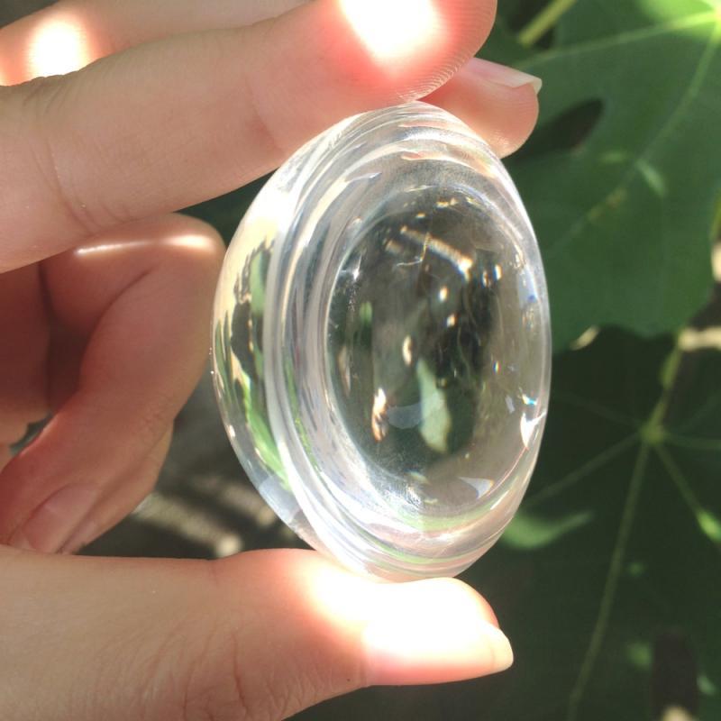 1 Piece Half Ball 40mm/50mm/60mm Paperweight Crystal Glass Paperweight Magnify Glass Paperweight Quartz Crystals Weeding Decor