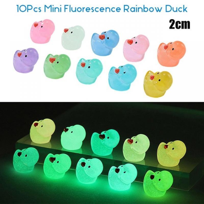 6-20pc Mini Dust Ball Elves Singular Resin Briquettes Duck rabbit Mushroom Miniature Fairy Garden Moss Micro Landscape Ornaments