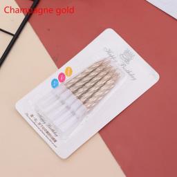 1 Box Cake Candle Favor Supplies Cake Romantic Decorations Long Pencil Cake Candle Safe Flames Kids Birthday Party Wedding