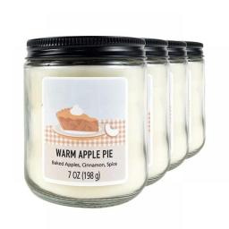 POPTOP Once Upon A Tide Scented Single Wick Glass Jar Candle, 7 Oz., 4-Pack