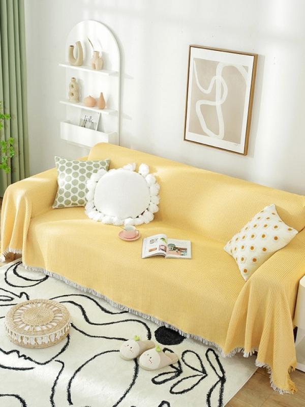 Blanekets Plaid For Nordic Ins Wind Summer Universal Beds Sofa Bed Decorative Boho Sofa Cover Throw Blanket Picnic With Tassel