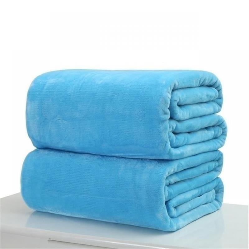 70*100cm Flannel Blanket HomeTextile for Air/Sofa/Bedding Throws Blanket Winter Warm Soft Bed Sheet Fur Blanket
