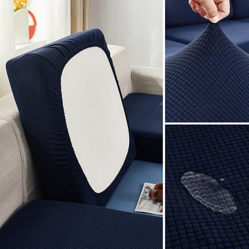Elastic Waterproof Sofa Cushion Covers Jacquard Thick Sofa Seat Cover for Living Room Slipcover Couch Covers Furniture Protector