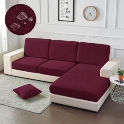 Waterproof Sofa Covers Elastic Stretch Sofa Seat Slipcover Couch Covers For Sofa Cushion Cover Livingroom Furniture Protector