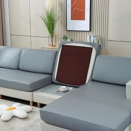 PU Waterproof Sofa Cushion Covers Couch Cover High Stretch Sofa Seat Slipcover Furniture Protector Cover For Living Room Cover