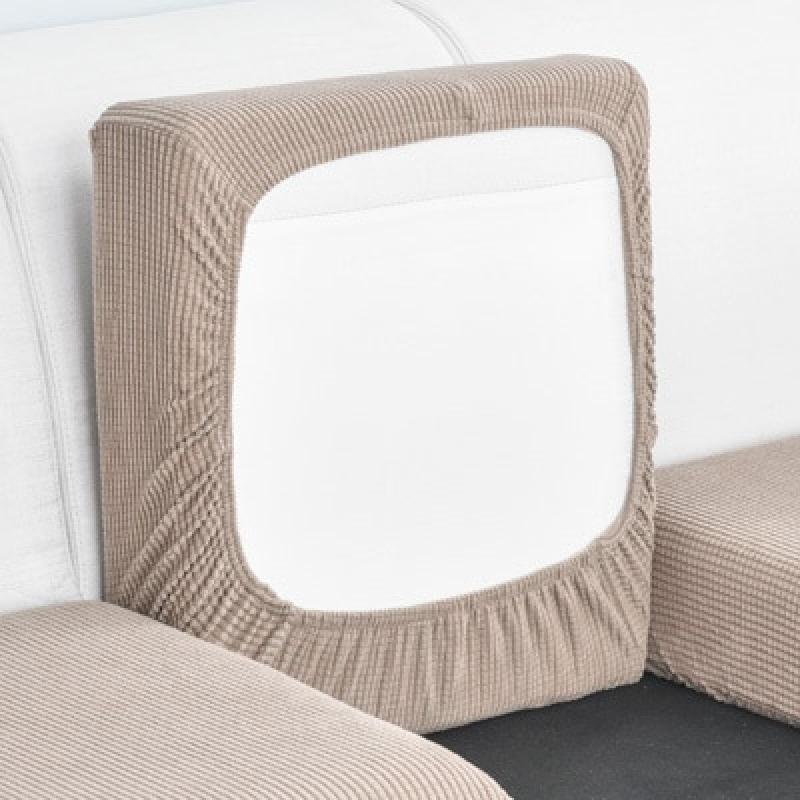 Solid Color Thicken Elastic Sofa Cover Living Room Protector Kids Slipcover Couch Cover Seat Cushion Washable Removable 1pcs