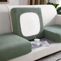 Thick Jacquard Sofa Seat Cushion Cover Funiture Protector Couch Covers For Sofas Anti-dust Removable Seat Slipcover Kids Pets