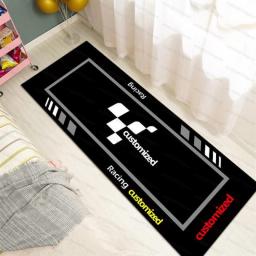 Motorcycle Parking Mat Polyester Display Carpet Racing Moto Carpets Mat Anti-slip Bedside Rugs Customized Display Mat Parking