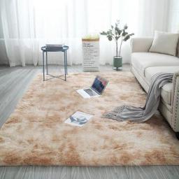Large Rugs For Modern Living Room Long Hair Lounge Carpet In The Bedroom Furry Decoration Nordic Fluffy Floor Bedside Mats