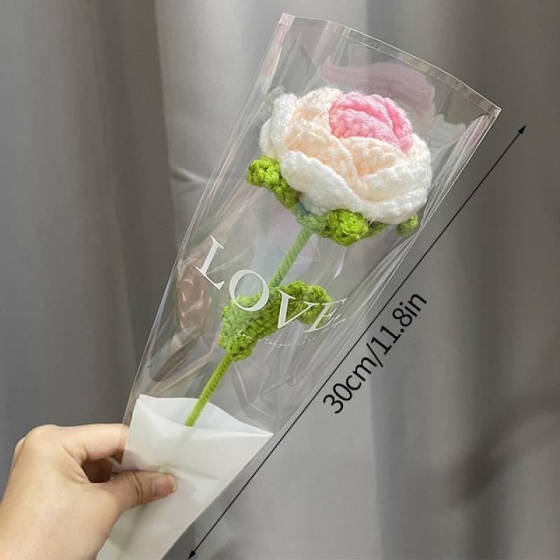 Parents' Day Gift Crochet Flowers Sunflowers Flower Bouquet Ins Hand-Knitted Bouquet Mother's Day Gift Wedding Room Decor 어버이날