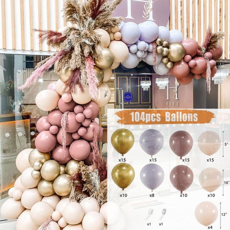 Blue Silver Macaron Balloon Garland Arch Kit Wedding Birthday Party Decoration Confetti Latex Balloons For Girls Baby Shower