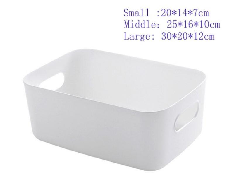 Storage Box plastic for cloth  snacks office kitchen bathroom makeup table organizers space saver Cabinet Plastic Storage Bins