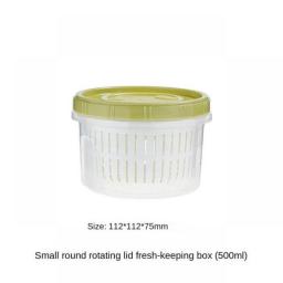 Kitchen Organize Fridge Organizer Fresh-keeping Plastic Drain Basket Refrigerator Storage Refrigerator Storage Box Pantry