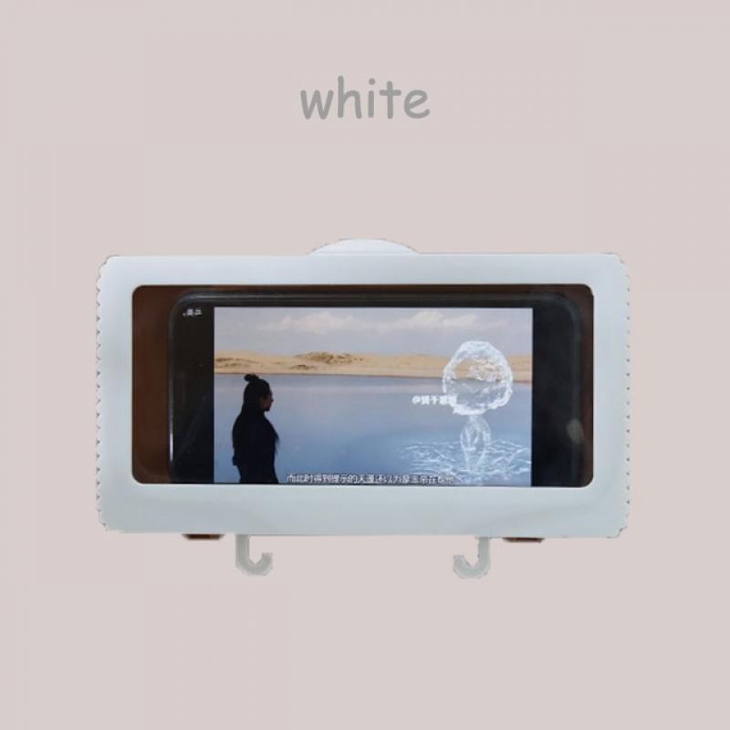 Shower Phone Holder Bathroom Waterproof Phone Case Seal Protection Touch Screen Chase Free Punching Wall Hanging Storage Boxes