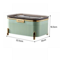 Multifunctional Tissue Box Household Living Room Mask Sundries Creative Desktop Dividing Storage Box Dust Belt Cover