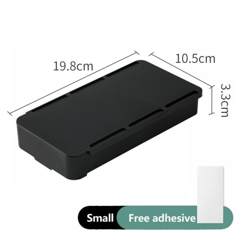 Punch Free Storage Rack Box Invisible Drawer Kitchen Cutlery Bedroom Desk Sundry Organizer for Cosmetics Stationery Pen Holder