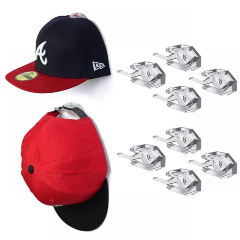 5/8pcs Adhesive Hat Racks for Wall-Minimalist Baseball Caps Hooks Organizer Design Cap Capers Holder Wall Mount for Closet/Door