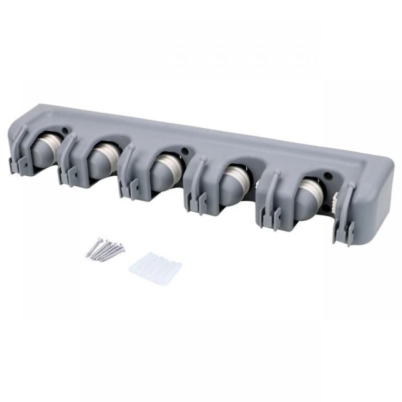 Broom Holder Tool Magic Plastic Mop Holder Multi-Functional Kitchen Storage Wall Mounted Broom Holder 3 Styles