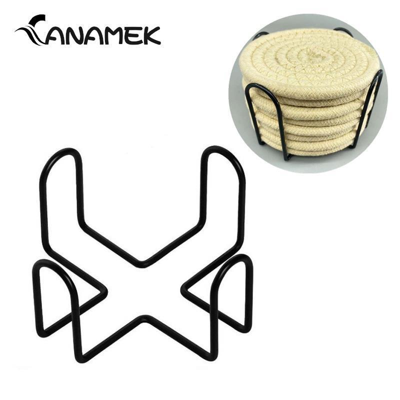 Coaster Holder Mat Storage Rack Silicone Table Mat Holder Tea Coffee Mug Placemat Storage Organizer Table Kitchen Accessories