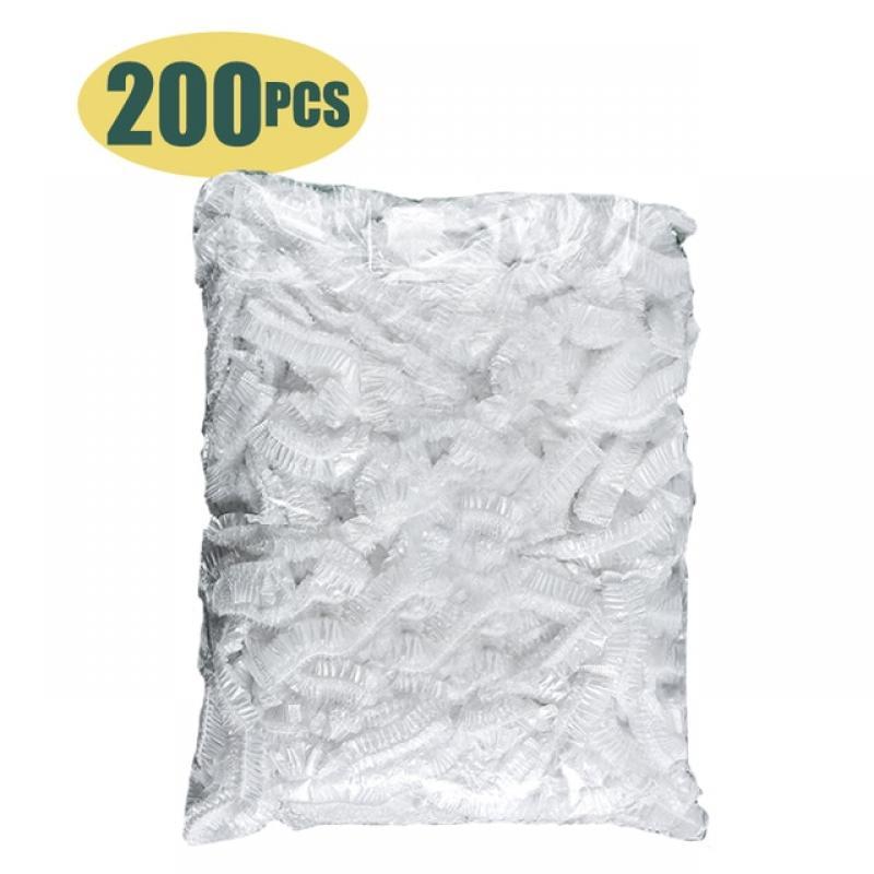 200PCS Disposable Food Cover Plastic Wrap Elastic Food Lids For Fruit Bowls Storage Kitchen Fresh Keeping Film Food Charlotte