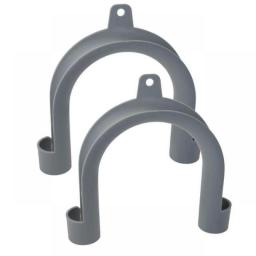 Washing Machine Drain Hose Hook U Shape Washing Machine Drain Hose Holder 2 Pieces Durable Drain Hose Sink Utility Hook