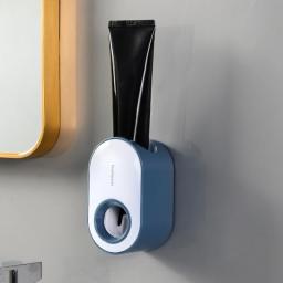 Dispenser Toothpaste Press Squeezer Automatic Toothpaste Squeezing Multifunction Wall-mounted Punch Free Home Bathroom Tools