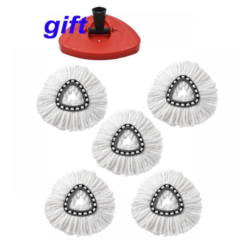 360 Rotating Triangular Ocedar Spin Mop Head Pad Mopa Replacement Refill Microfiber Spinning Floor Cleaning for Vileda O-Cedar
