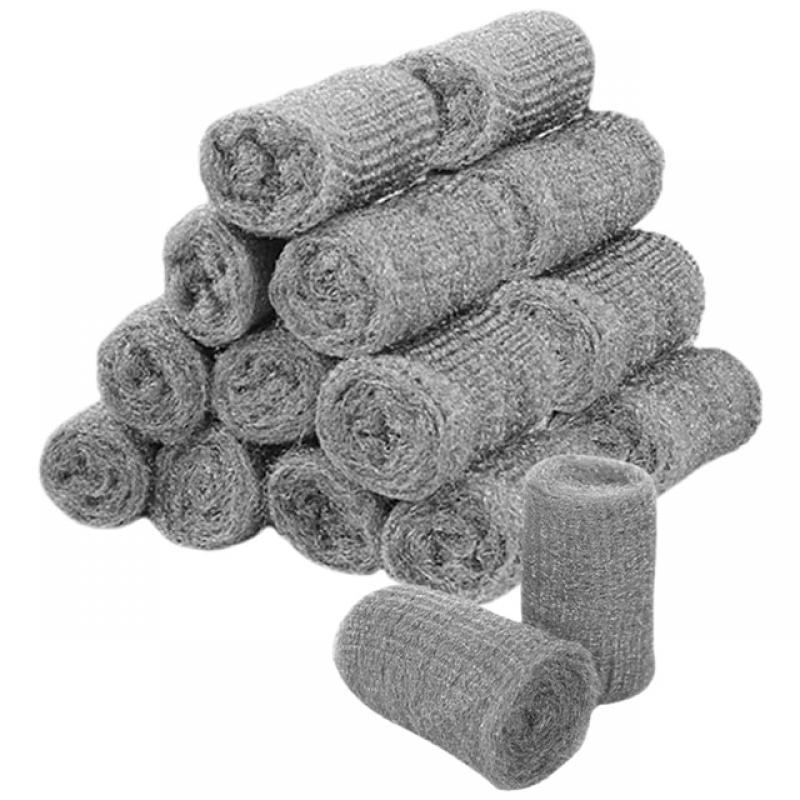 36 pcs Gate Steel Wool Mice Mouse Blocker Hole Filler Steel Wool Mice Control Fiber Filling Stuffing