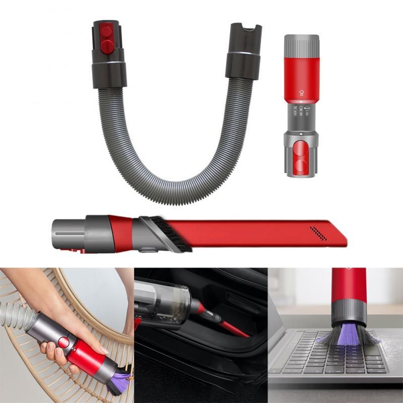 For Dyson V7/V8/V10/V11/V12/V15 Vacuum Cleaner Accessories Set  Replacement Crevice Cleaning Brush Dusting Brush Hose Parts