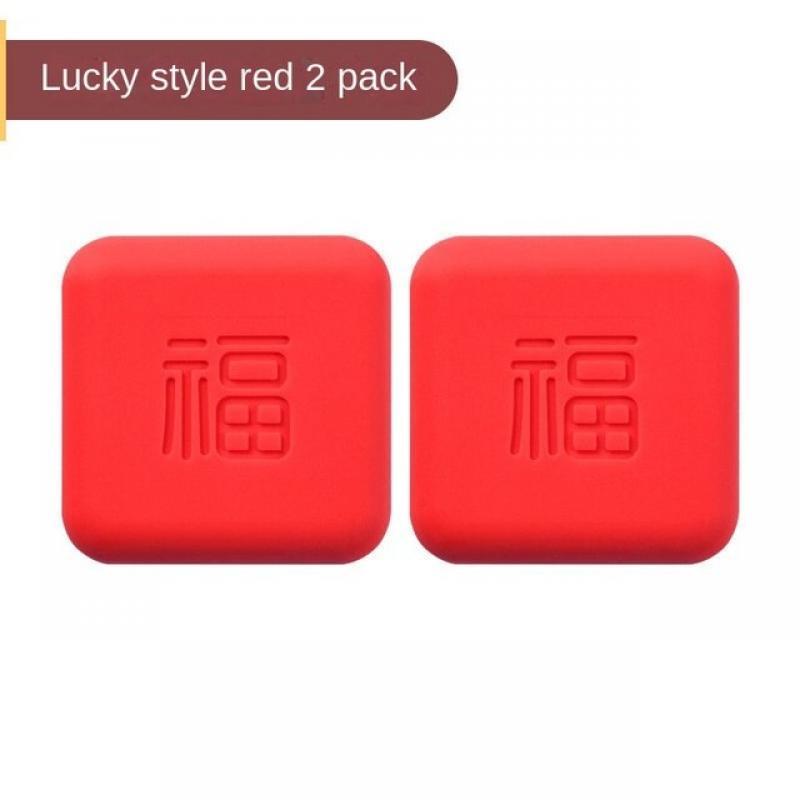 Fuzi door handle silicone anti-collision device, household refrigerator cabinet door anti-collision protection pad