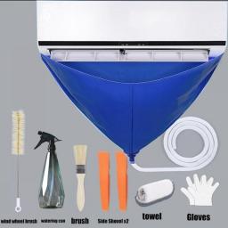 Air Conditioner Cleaning Bag Waterproof Drain For Washing Air Conditioning Water Pipe Ac Cleaning Kit Aircon Cleaner Tools Set