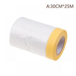 25M Long, Car Paint Masking Film, Living Room, Car, Decorative Furniture Protective Film, Paper Tape Masking Protective Film