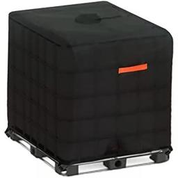 IBC Tote Cover 330 Gallon Water Tank Protection Cover Zipper 420D Heavy Waterproof Sunscreen Material 1000L Outdoor Garden Water