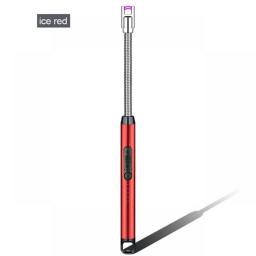 360° Electric Arc BBQ Lighter USB Windproof Flameless Plasma Ignition Long Kitchen Lighters Gas Lighter For Candle Gas Stove