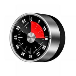 Stainless Steel Timer Kitchen Time Reminder With Magnetic Suction Student Portable Mechanical Timer