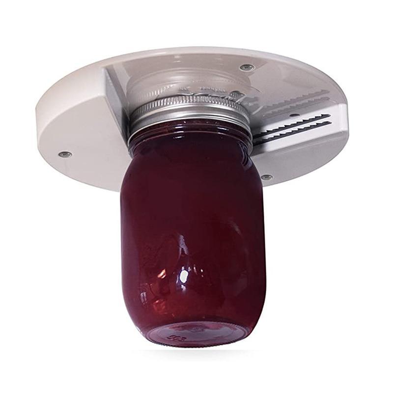 Creative Can Opener Under The Cabinet Self-adhesive Jar Bottle Opener Top Lid Remover Wet Grip Jar Opener