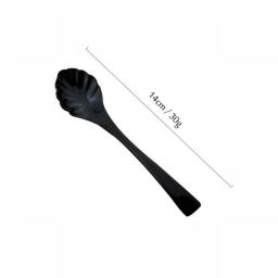 JANKNG 1-Piece Black Cutlery Set 18/10 Stainless Steel Western Silverware Food Tableware Sets Fork Steak Butter Knife Dinnerware