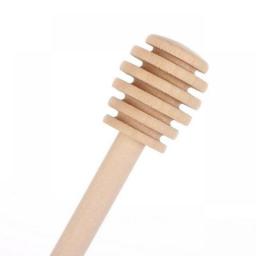 Honey Stir Bar Honey Stick Mixing Handle Jar Spoon Practical Wood Dipper Honey Long Stick Supplies Honey Spoons Dining Tableware