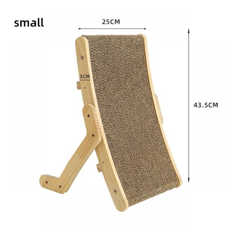 Wooden Cat Scratcher Cat Scratch Board Bed 5 In 1 Scratching Pad Pet Cat Toys Grinding Nail Scraper Mat Training Grinding Claw