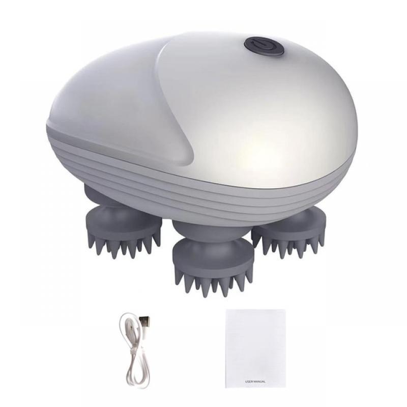 Electric Cat Massager Body Massager Health Care Relax Shoulder Neck Deep Tissue Head Scalp Massage Kneading Vibrating Device