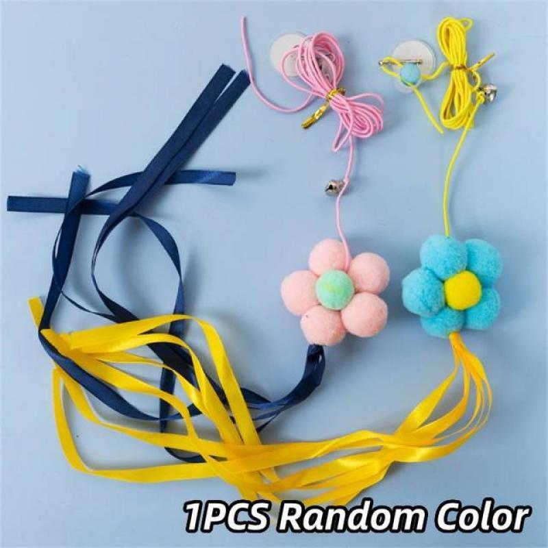 Pet Cat Toys Elasticity Retractable Hanging Door Type Interactive Toy For Kitten Mouse Catnip Scratch Rope Toy Home Pet Supplies
