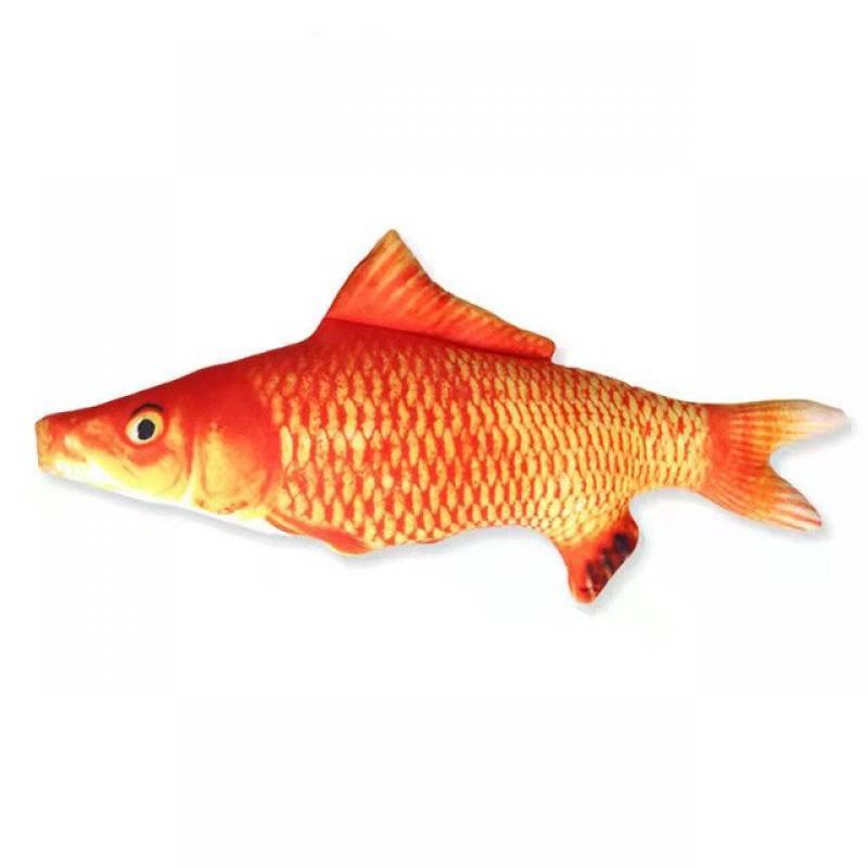 20CM Pet Cat Toy Fish Built-In Cotton Battery-Free Ordinary Simulation Fish Cat Interactive Entertainment Play Cat Toys