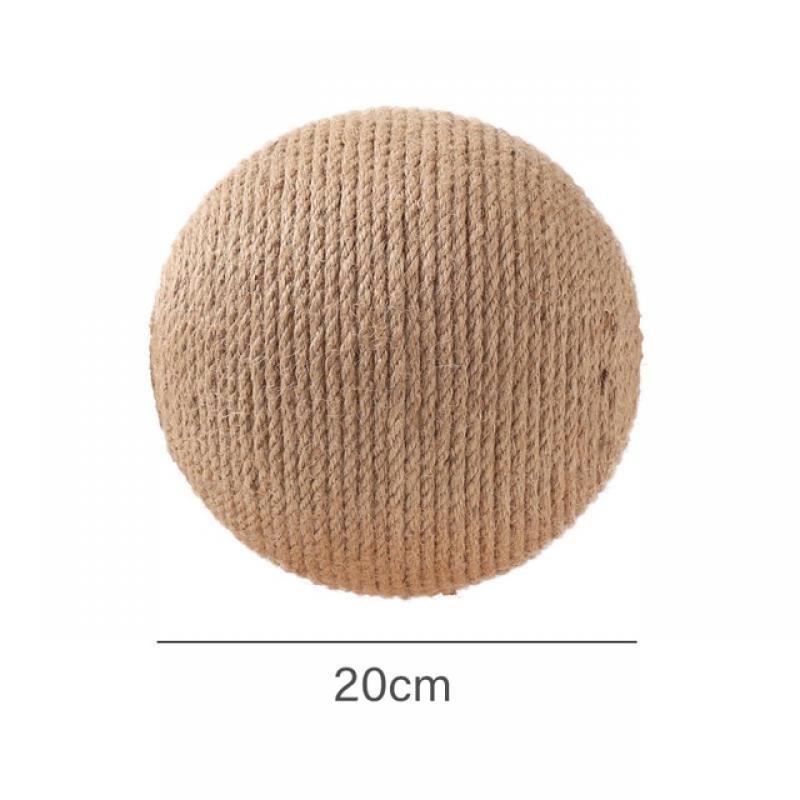 Cat Scratching Ball Toy Sisal Rope Grinding Ball Board Paws Scratcher cats toys Interactive Wooden Climbing Frame Pet supplies