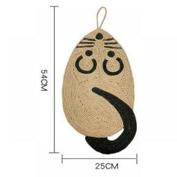Cute Cat Scratch Pad Pet Supplies Kitten Corrugated Paper Board Pet Toy Grinding Nail Scraper Mat Wear-resistant