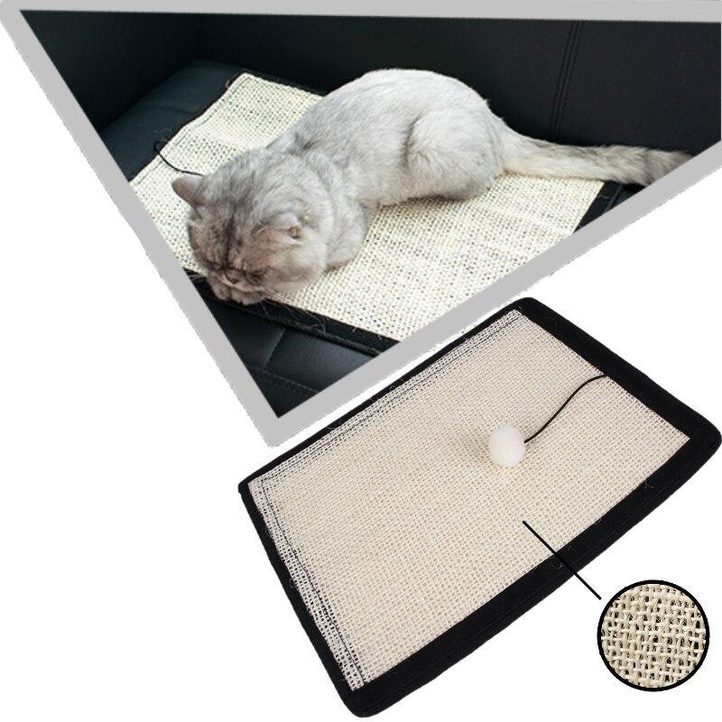 Hook Loop Cat Scraper Sisal Mat Kitten Scratch Protection Cushion Cover for Table Leg Sofa Anti Bite Prevent Scratching Cat Toy