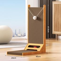 New Style Cat Scratcher Cat Scraper Detachable Wooden Scratching Post For Cats Training Grinding Claw Toys Furniture Protector